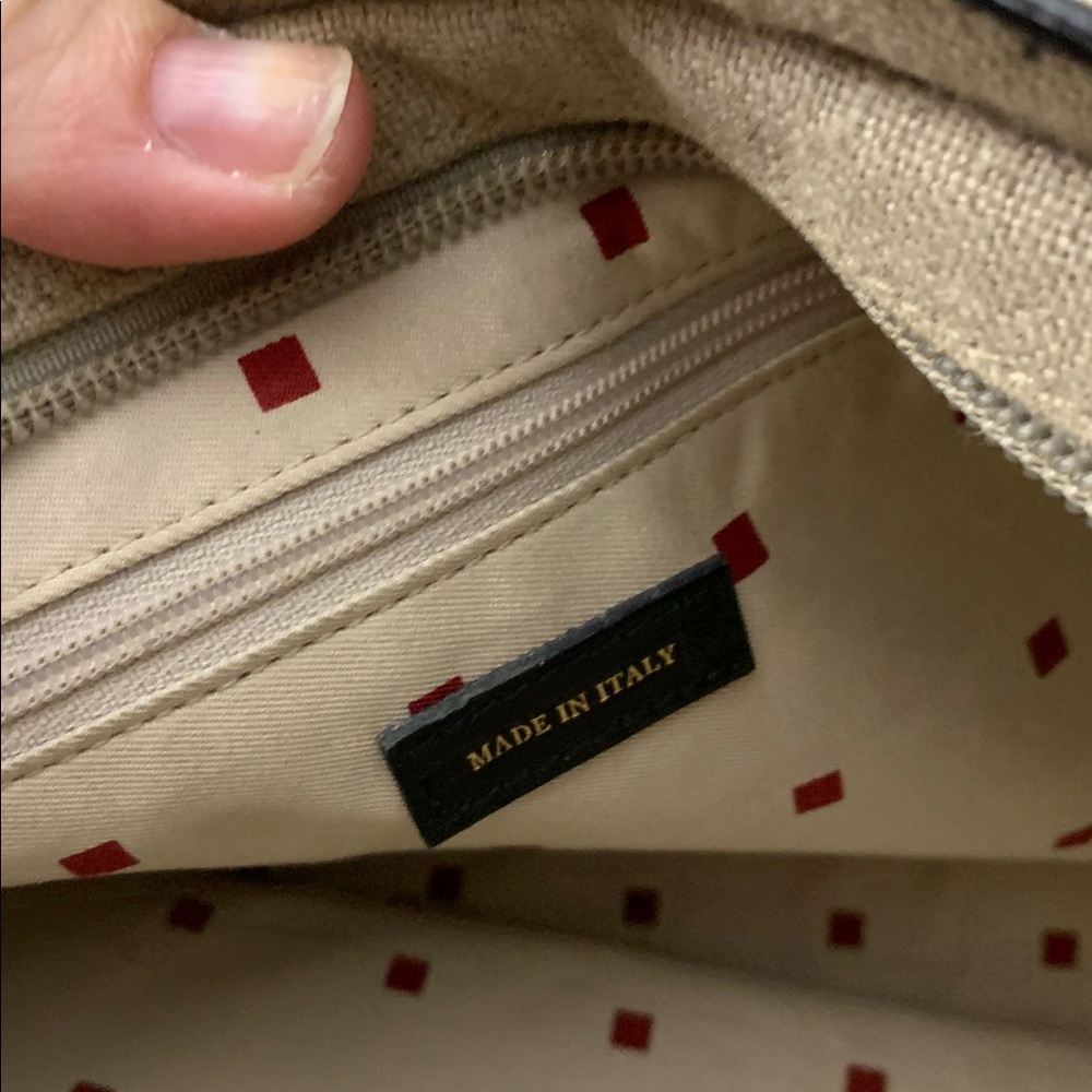 Vintage Kate Spade Italian linen shoulder bag - Picture 5 of 7